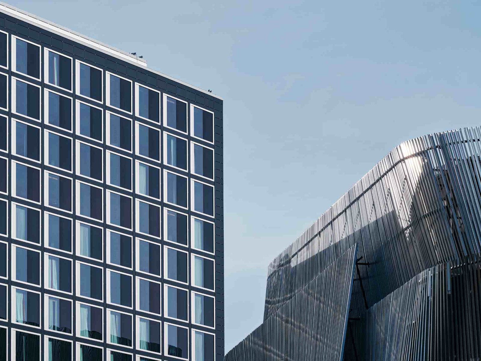 Modern architecture with clean finished floor and surfaces