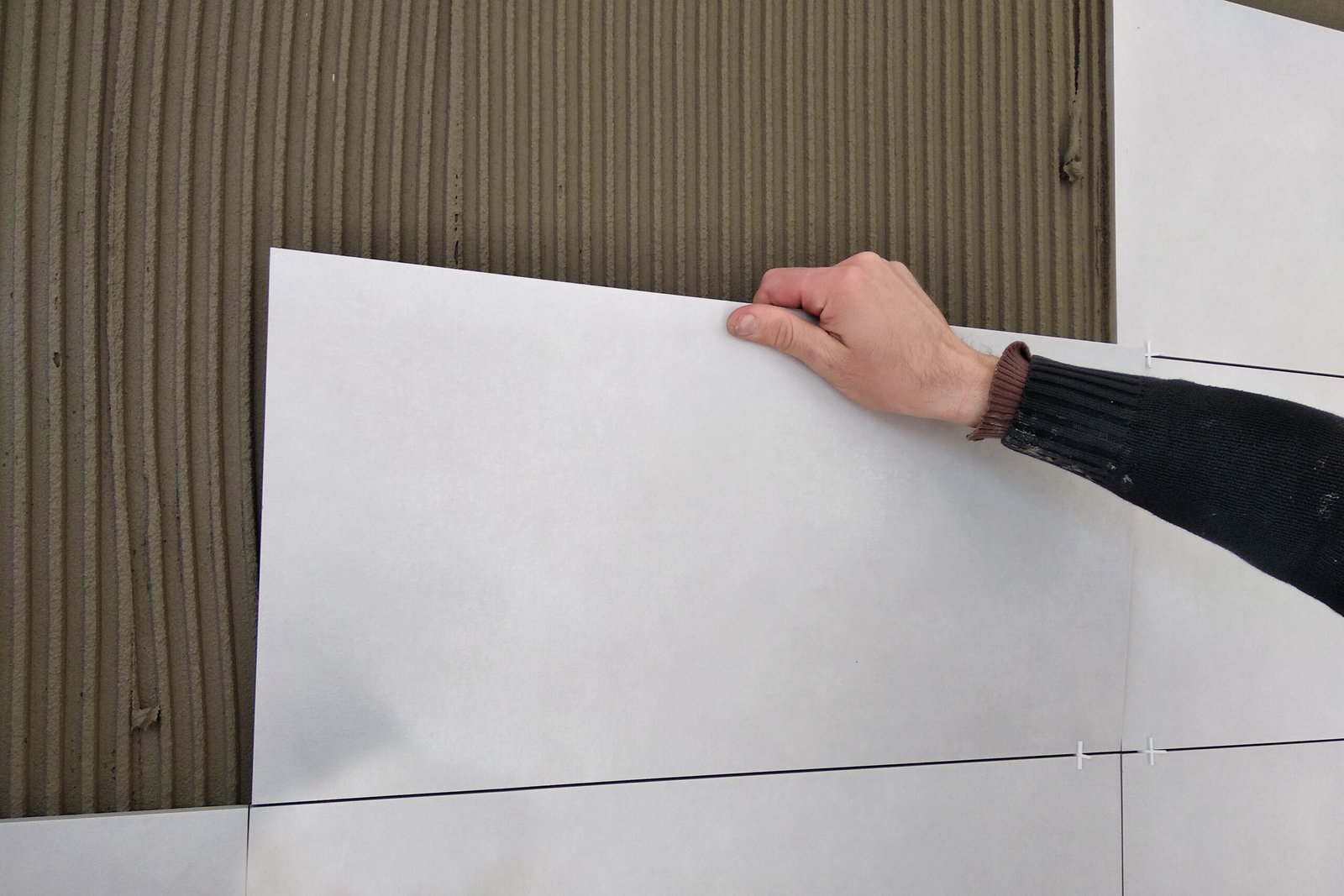 Tile installation — ceramic floor tiling